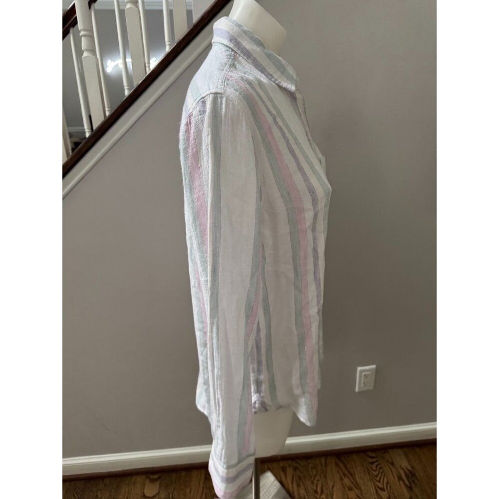 Nwot Rails Charli Stripe Button Down Small - image 5